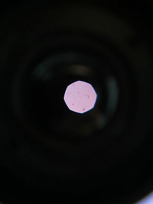 MICROSCOPE PART LEITZ WETZLAR GERMANY IRIS ILLUMINATOR BIN#22-55