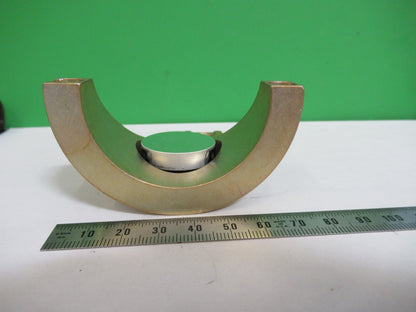OLYMPUS JAPAN MOUNTED GLASS FLAT MIRROR MICROSCOPE PART AS PICTURED T4-A-29