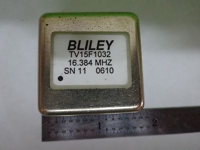 Oscillator Quartz Frequency Control Bliley Electric Co. 16.384 MHz Standard Nice