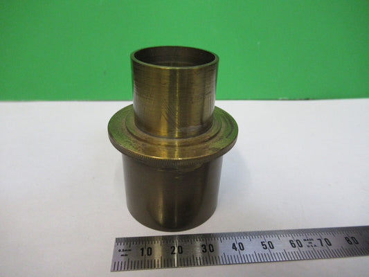 Antique Brass Eyepiece Adapter England Microscope Part