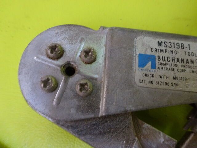 FOR PARTS BUCHANAN MAKER CRIMPING TOOL [rusty] AS IS #TA-3-7