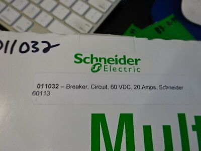 SCHNEIDER ELECTRIC MULTI 9 C60 25A CIRCUIT BREAKER 60165 FRANCE AS IS #83-R-98