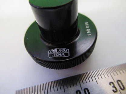 CARL ZEISS JENA 3X GERMANY OBJECTIVE LENS MICROSCOPE PART AS PICTURED U9-A-15