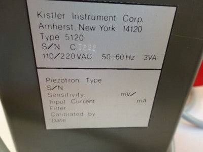 KISTLER AC INPUT PIEZOTRON ICP COUPLER 5120 for ACCELEROMETER AS IS #90-B-28