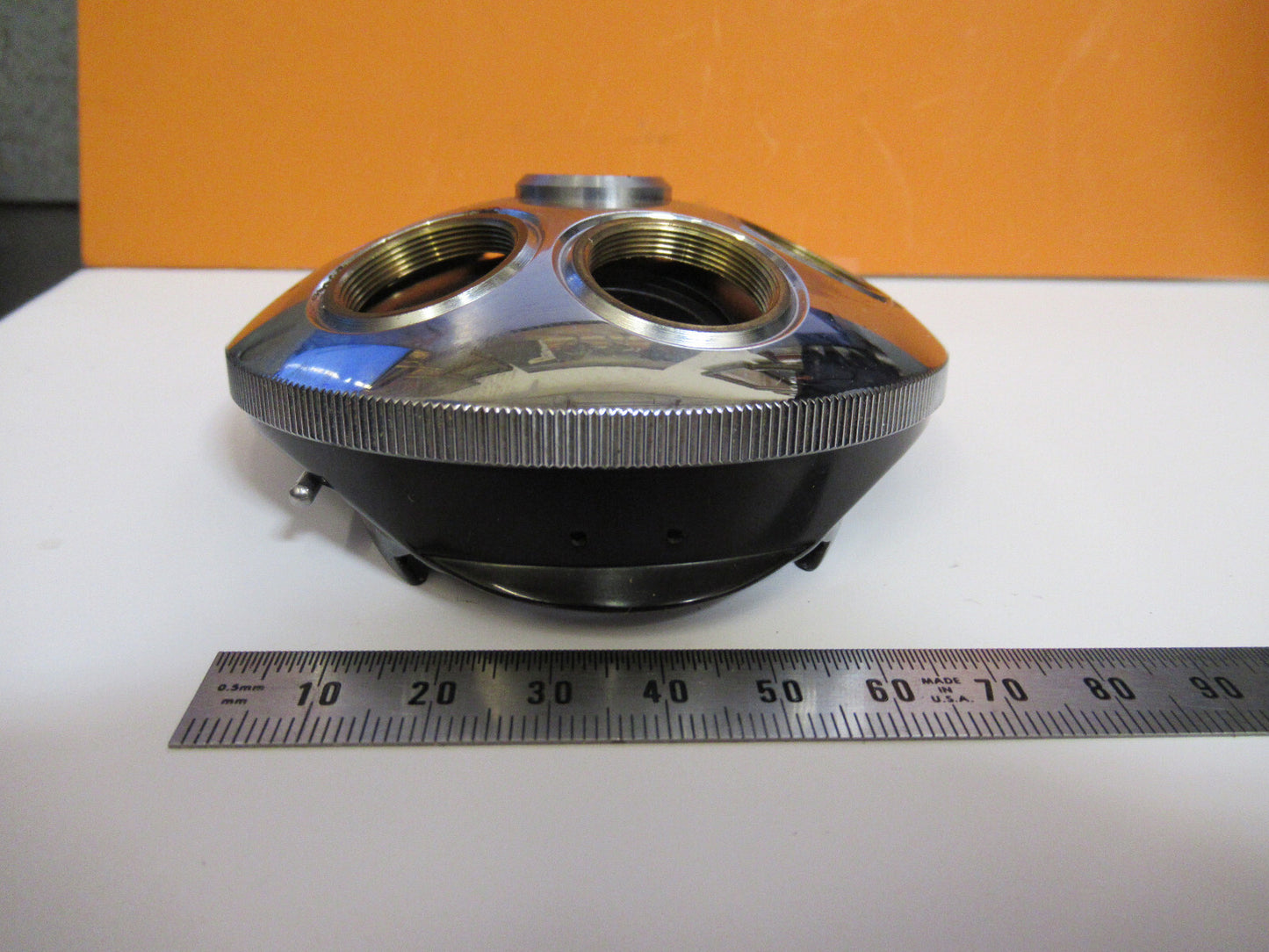 WILD HEERBRUGG SWISS M20 SEXTUPLE NOSEPIECE MICROSCOPE PART AS PICTURED Y2-A-10