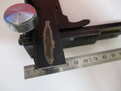 ANTIQUE XY STAGE CLIPS AO SPENCER MICROSCOPE PART AS PICTURED S4-B-75