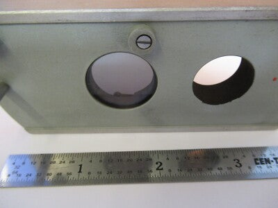 Aus Jena Germany Polarizer Lens Slide Pol Microscope Part