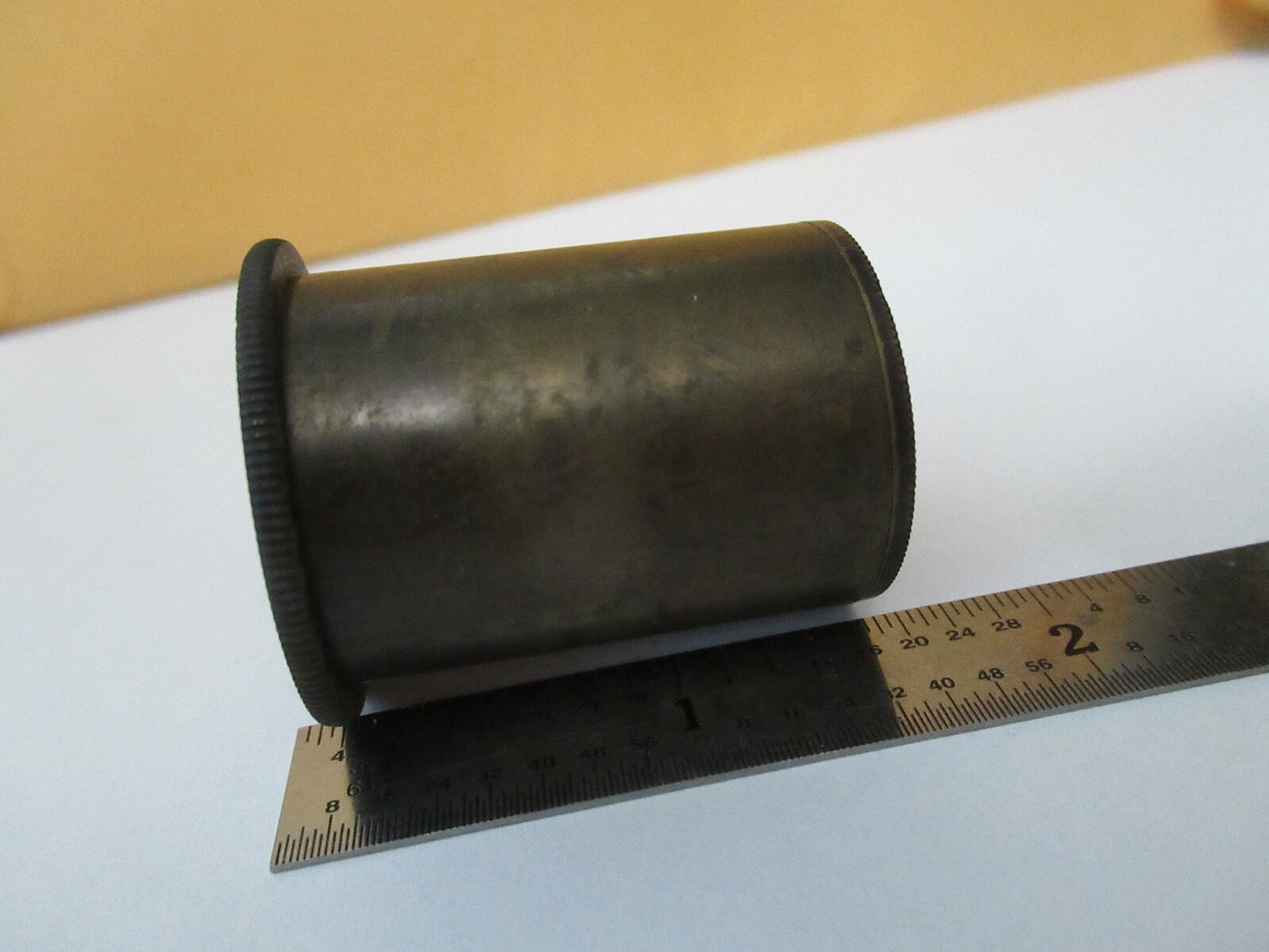 Antique Brass circa 1890's Beck Eyepiece Lens Optics Microscope Part