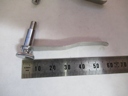 ANTIQUE PAIR CLIPS SPENCER AO STEREO TYPE MICROSCOPE PART AS PICTURED Y2-A-88