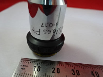 Wild Swiss 40X Ph Dark Phase Objective Microscope Part Optics