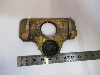 Antique Brass Beck London Rare Stage Table Microscope Part