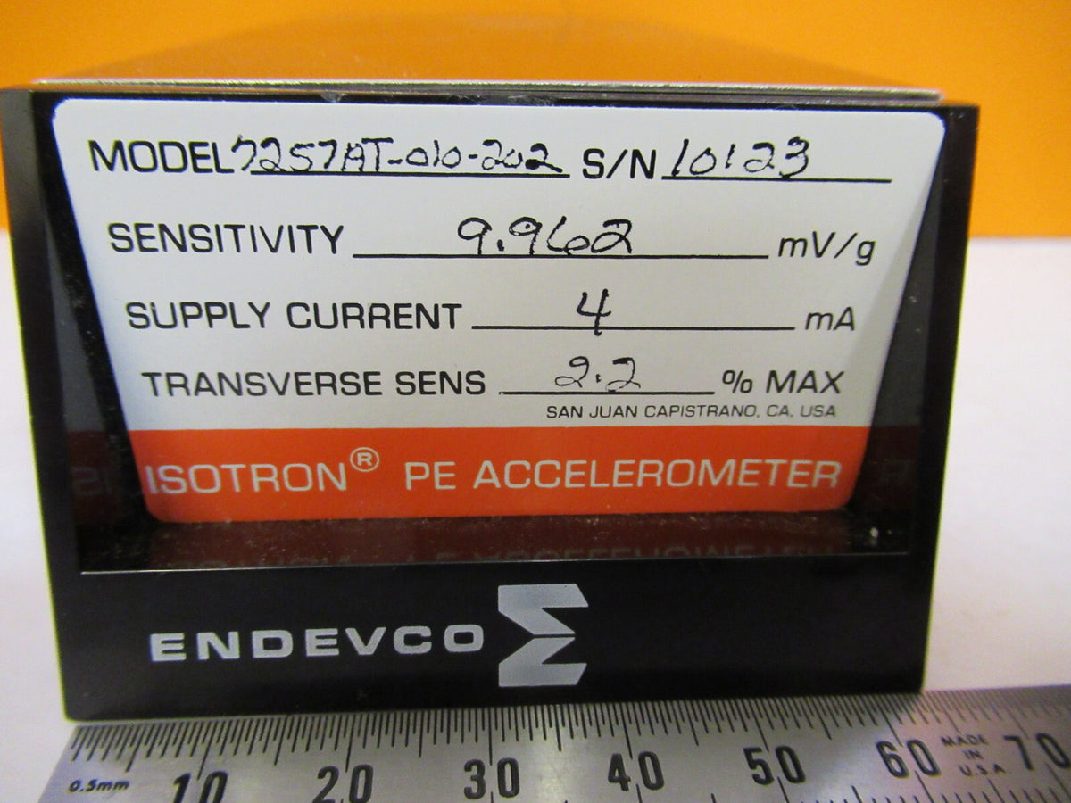 Endevco 7257AT-010-202 Nsn Accelerometer 6635-01-607-4027 Sensor Aircraft