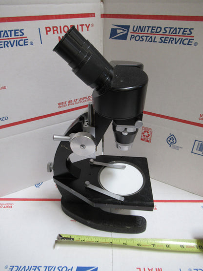 BECK KASSEL VINTAGE GERMANY CBS STEREO OPTICS MICROSCOPE AS PICTURED LOB