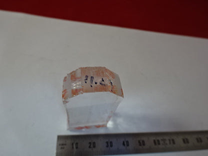 RARE COLLECTABLE Q FACTOR SLAB SYNTHETIC QUARTZ CRYSTAL FREQUENCY CONTROL W8-B22
