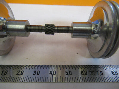 SPENCER AO ANTIQUE KNOBS MAIN FRAME MICROSCOPE PART AS PICTURED &P2-A-89