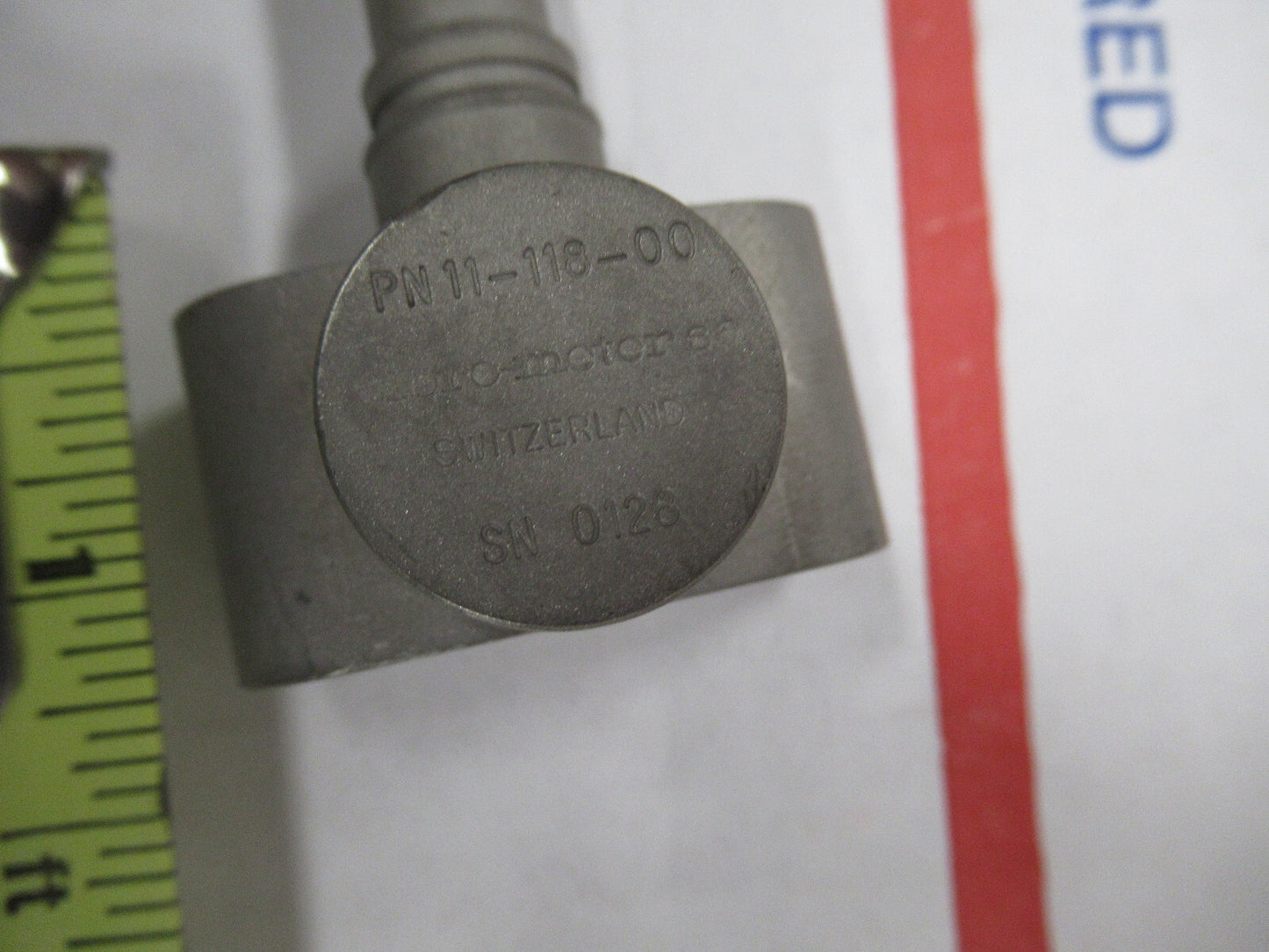 Meggitt Vibro-meter PN11-118-00 Turbine Accelerometer Test Vibration