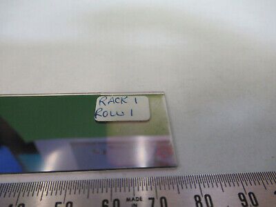 GLASS SLIDE COATED GERMANIUM THIN FILM 9,000 ANGSTROMS  AS PICTURED Z1-A-09