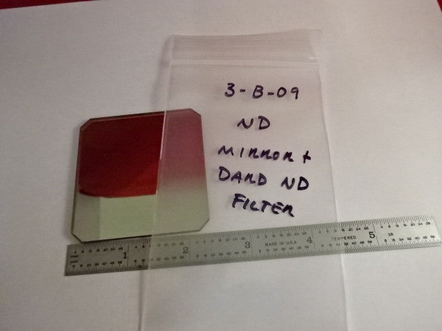Optical Nd Neutral Density Filter Very Dark Optics or Mirror