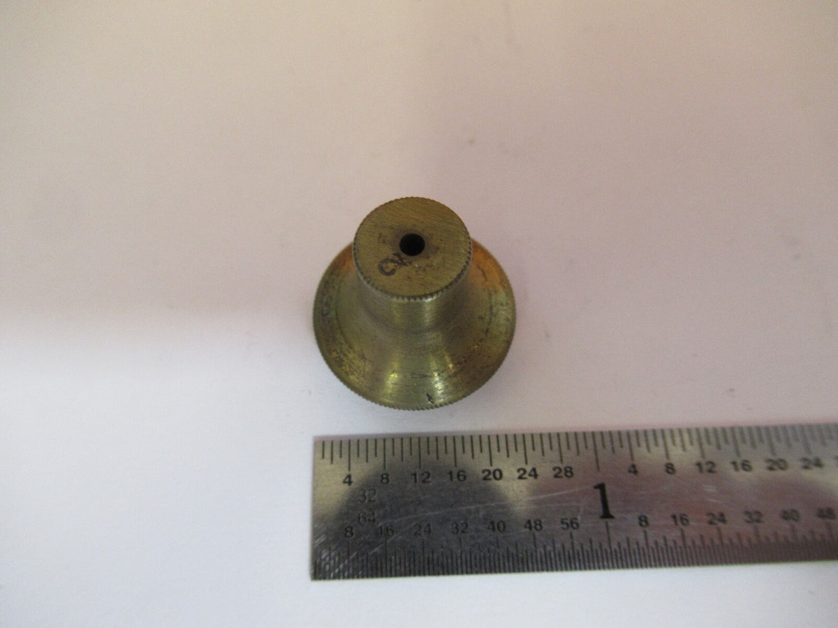 ANTIQUE NACHET FRANCE "2" OBJECTIVE OPTICS MICROSCOPE PART as pictured A2-A-22