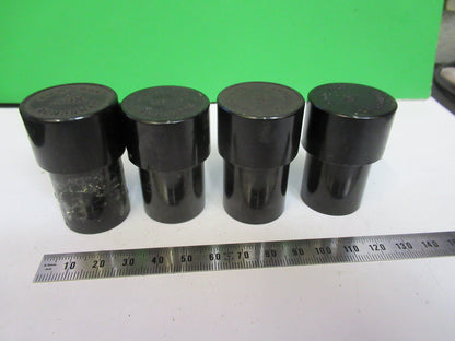 BAUSCH LOMB LOT PLASTIC OBJECTIVE CANS MICROSCOPE PART AS PICTURED W5-B-66