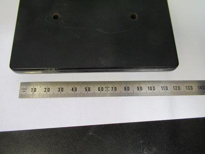ANTIQUE BAUSCH LOMB STAGE TABLE METAL MICROSCOPE PART AS PICTURED V3-A-36