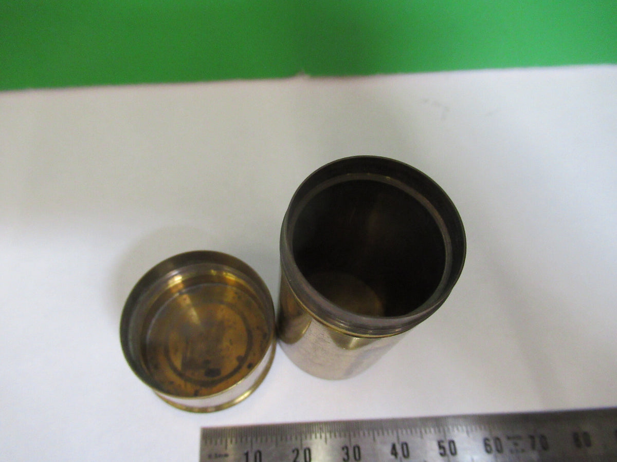 Antique Carl Zeiss AG Jena Empty Canister Microscope Part