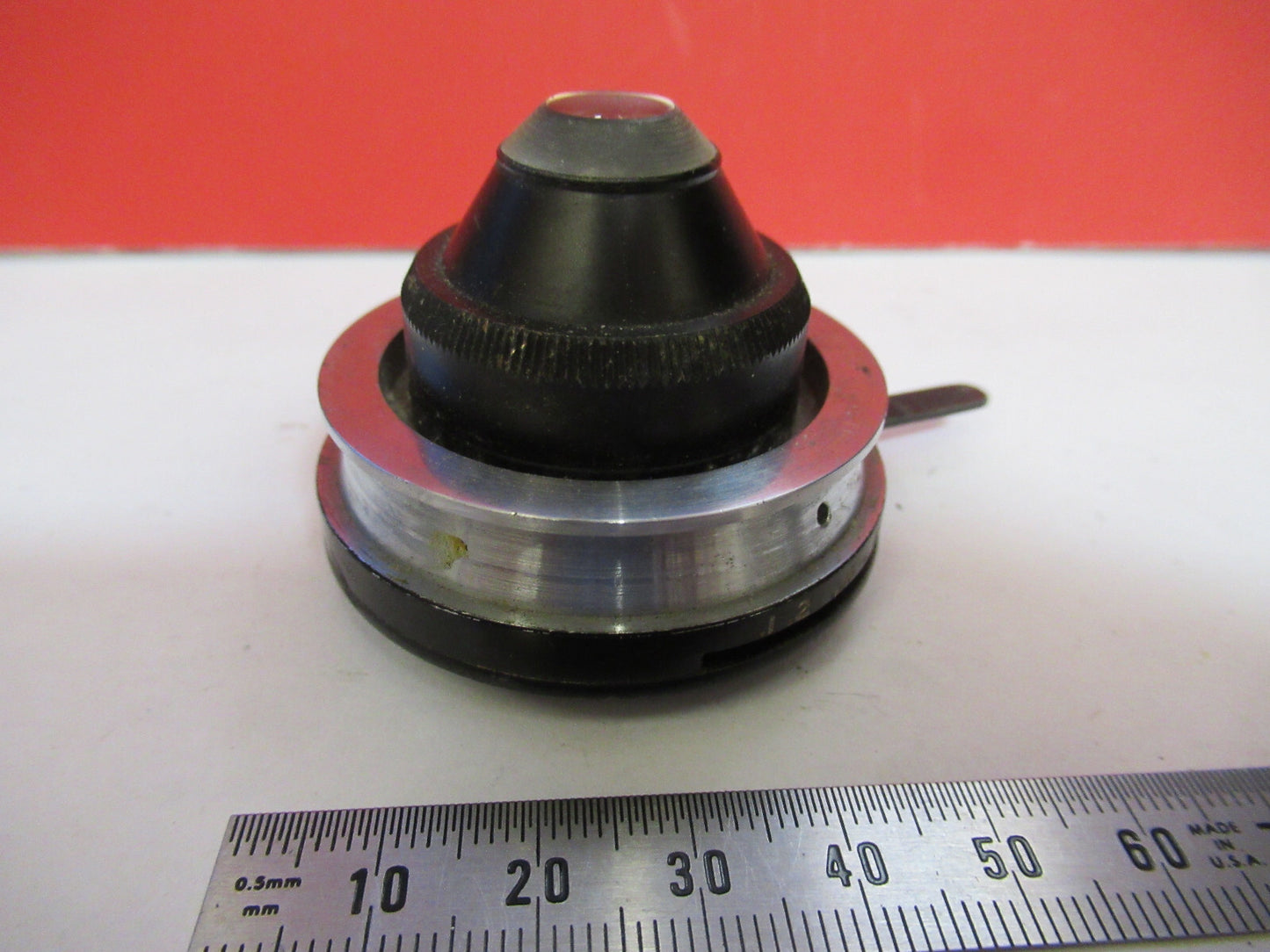 AO SPENCER CONDENSER + IRIS ANTIQUE MICROSCOPE PART AS PICTURED 6V-FT-70
