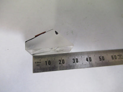 BAUSCH LOMB GLASS PRISM OPTICS MICROSCOPE PART AS PICTURED &G2-A-90
