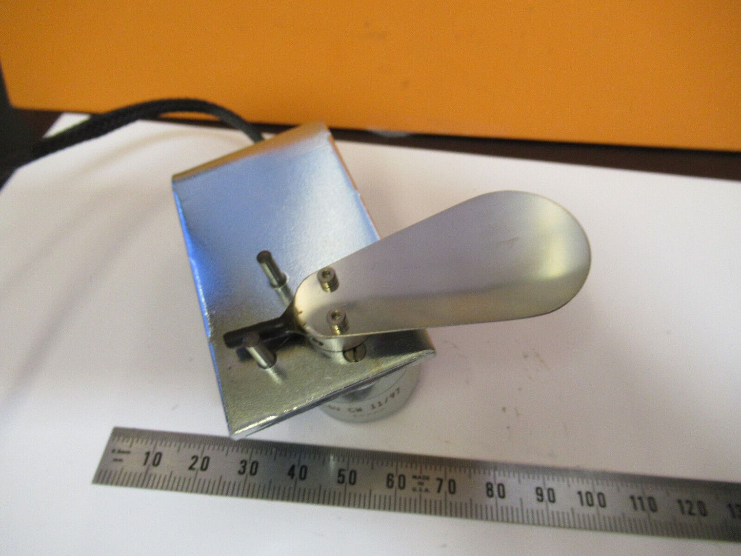 OPTICAL METAL SHUTTER SOLENOID 6V LASER OPTICS AS PICTURED Y2-A-34
