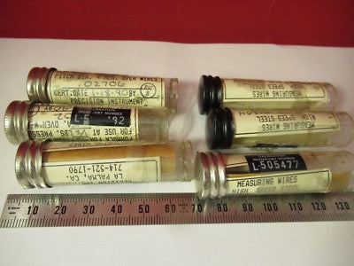 LOT 6 EA MEASURING STEEL WIRE METROLOGY INSPECTION AS PICTURED &FT-2-97