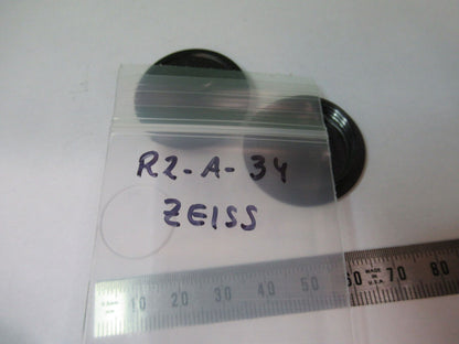 CARL ZEISS RETICLE MICROMETER LENS MICROSCOPE PART AS PICTURED r2-a-34