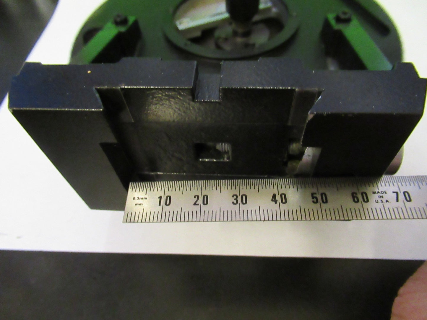 ZEISS GERMANY XY ROTABLE TABLE POLARIZER MICROSCOPE PART AS PICTURED V8-B-13