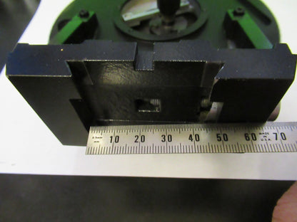 ZEISS GERMANY XY ROTABLE TABLE POLARIZER MICROSCOPE PART AS PICTURED V8-B-13