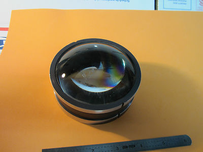 Optical large mounted convex concave lens [severe scratches] Laser Optics