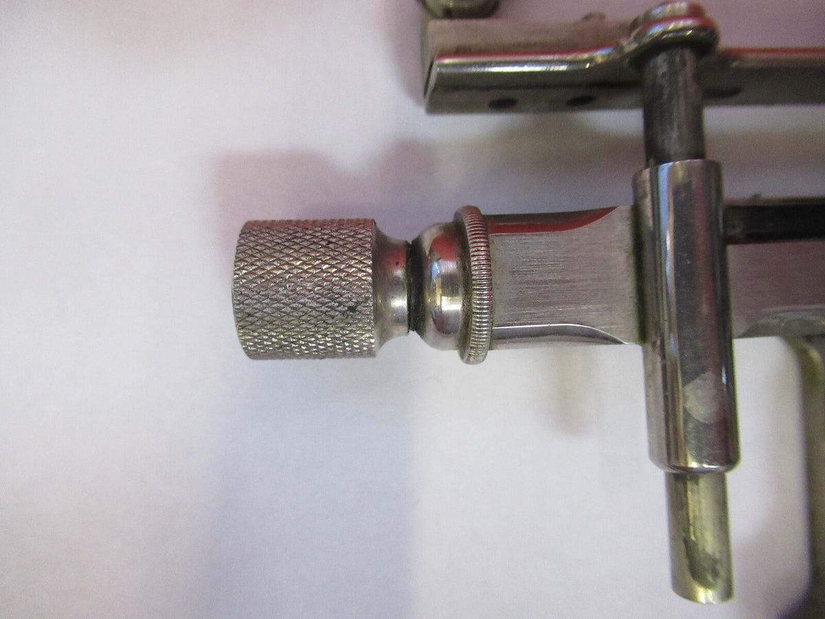 Antique Very Rare Spencer Lens Co. Xy Stage Clip Microscope Part