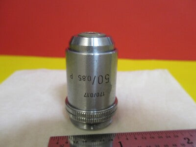 Ernst Leitz Wetzlar Germany Pol Objective 50X/170 Microscope Part