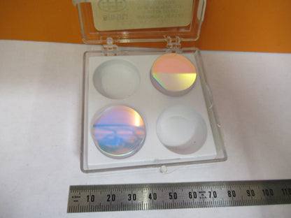 OPTICAL ex-NASA COATED LENS PAIR  PRO LASER OPTICS AS PICTURED Y4-A-83