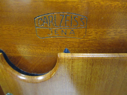 ANTIQUE WOOD CABINET EMPTY CARL ZEISS  1900's without key  MICROSCOPE PART TA-5