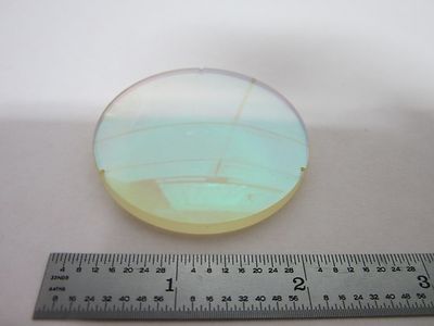 OPTICAL COATED LENS CONVEX CONCAVE MICROSCOPE LASER OPTICS AS IS BIN#K2-10