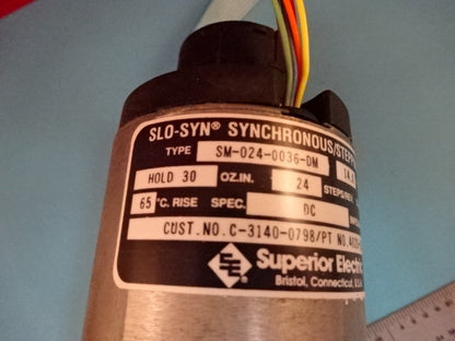 SLO-SYN SUPERIOR ELECTRIC MOTOR STEPPING AS IS #65-A-08