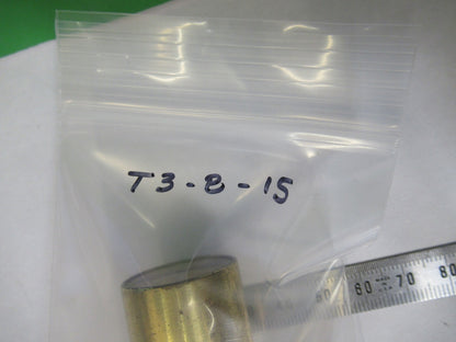 ANTIQUE BRASS EMPTY CARL ZEISS 3mm OBJECTIVE CANISTER MICROSCOPE PART T3-B-15