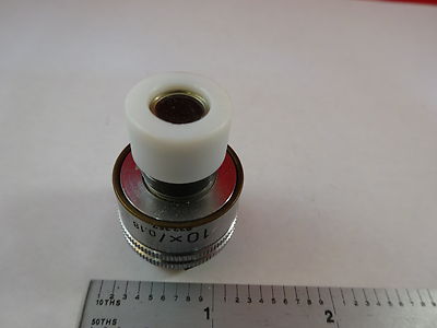 MICROSCOPE PART LEITZ GERMANY OBJECTIVE CUSTOM 10X OPTICS AS IS BIN#Q3-A-15