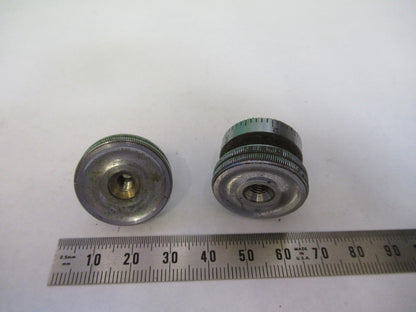 ERNST LEITZ GERMANY SET OF KNOBS ANTIQUE MICROSCOPE PART as pic H3-B-20