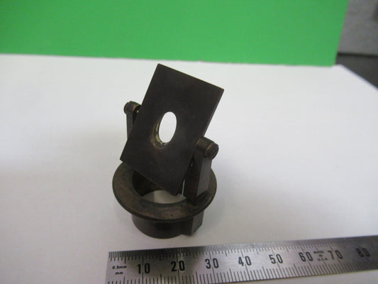 Antique Brass Mirror Splitter Holder Unknown Microscope Part