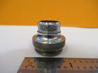 MEOPTA POLAND 3X LENS OBJECTIVE MICROSCOPE PART OPTICS AS PICTURED &85-B-117