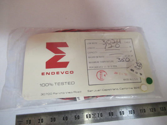 Endevco 3024 Cable 350F for Piezoelectric Accelerometer Vibration Sensor