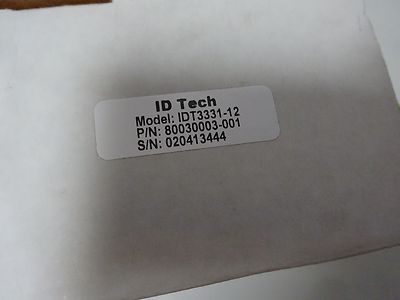 IDTECH MINIMAG CREDIT CARD READER MAGNETIC STRIPE AS IS BIN#TC-4-1-K