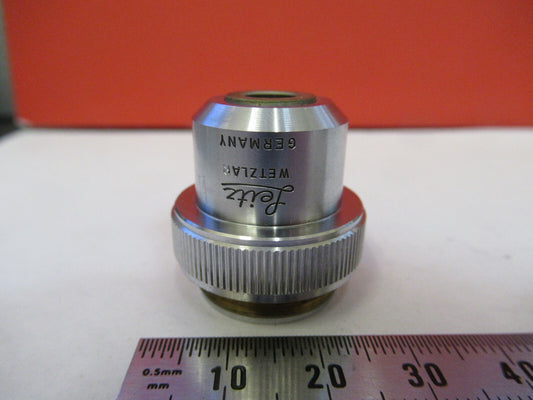 Ernst Leitz Wetzlar Objective 4X /170 Lens Microscope Part