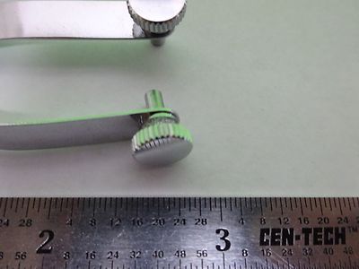 MICROSCOPE PART CLIPS for stage table AS IS BIN#Y4-13