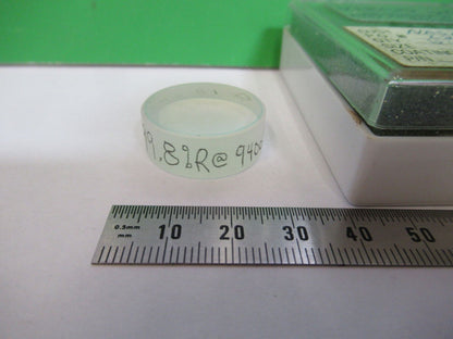 OPTICAL ex-NASA COATED LENS INFRARED LASER OPTICS AS PICTURED Q7-A-59